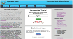 Desktop Screenshot of hanginghyena.com